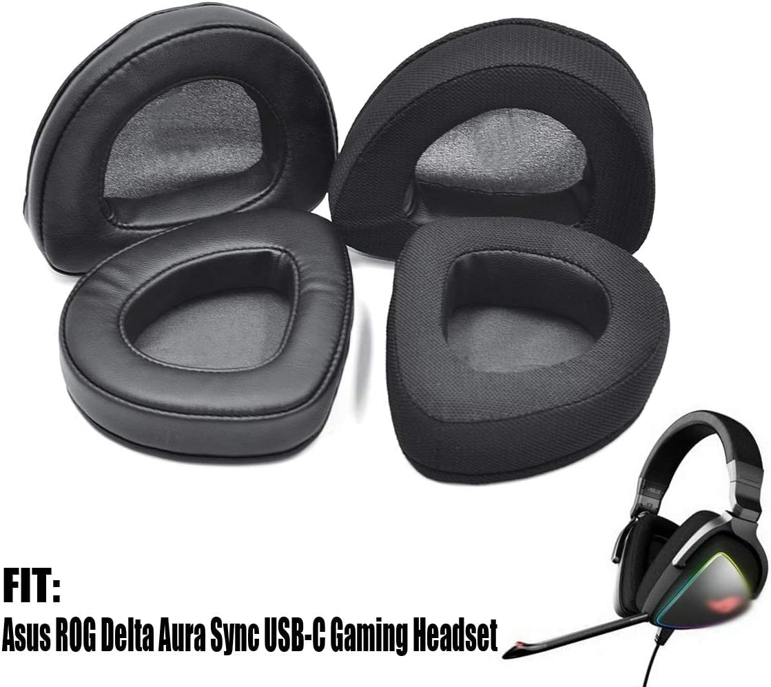 Amazon.co.jp: Asus ROG Delta Aura Sync 用交換イヤーパッド